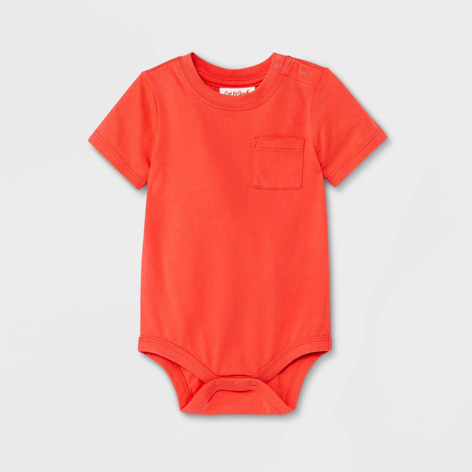 Kids' Short Sleeve Bodysuit - Cat & Jack™ Black XS